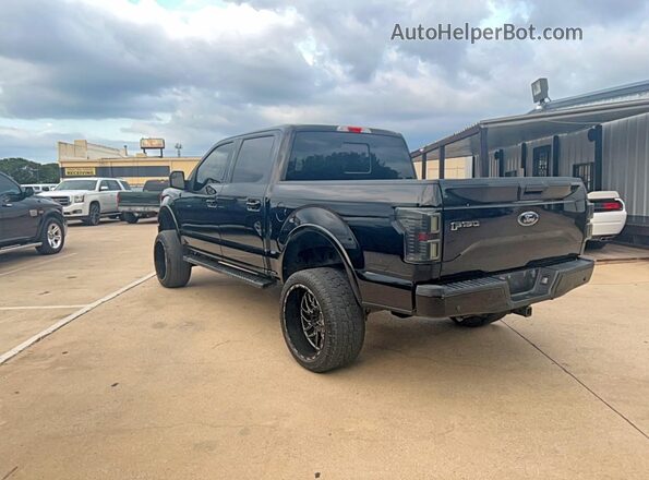 1FTEW1EF6HKE29828 2017 FORD F150 Черный Передняя правая четверть