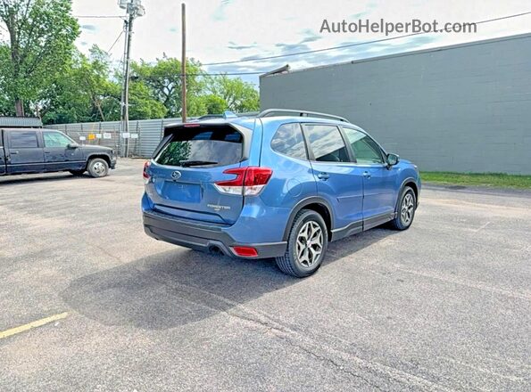 JF2SKAJC0LH417207 2020 SUBARU FORESTER Blue Вид спереду