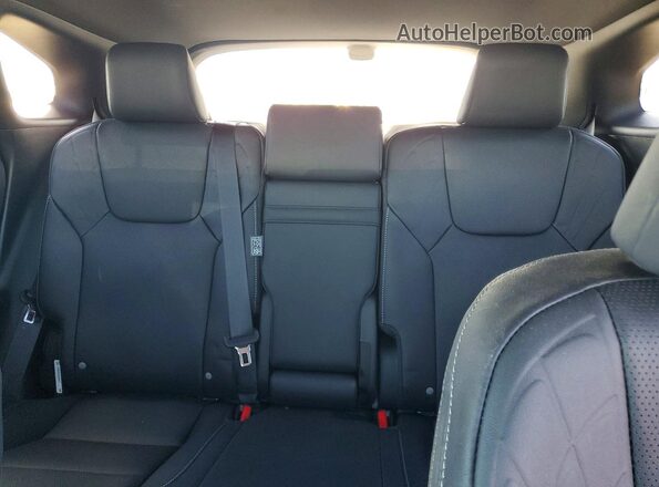 2T2BBMCA9SC091966 2025 LEXUS RX Black Widok wnętrza z tyłu