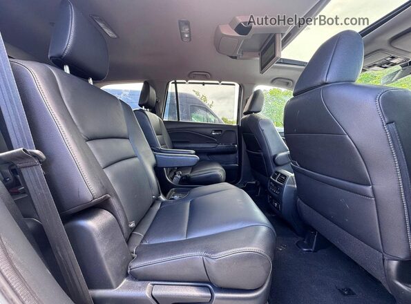 5FNYF5H69NB016231 2022 HONDA PILOT Black Widok wnętrza z przodu