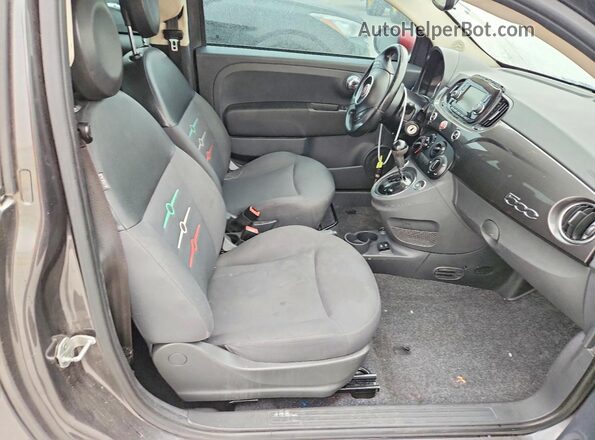 3C3CFFARXGT248530 2016 FIAT 500 Серый Вид задней части салона