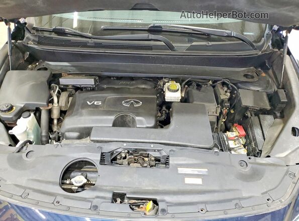 5N1DL0MM1HC527945 2017 INFINITI QX60 Синий Вид наклейки с VIN-кодом
