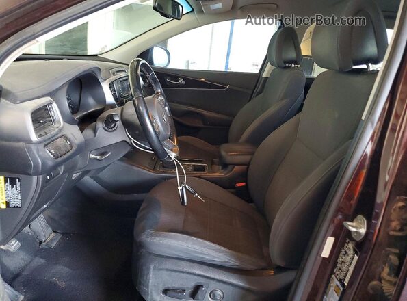 5XYPGDA35GG079499 2016 KIA SORENTO Burgundy წინა პანელის ხედი