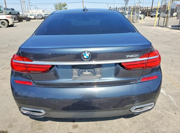 WBA7E4C51KGV28667 2019 BMW 7 SERIES Gray Widok wnętrza z przodu