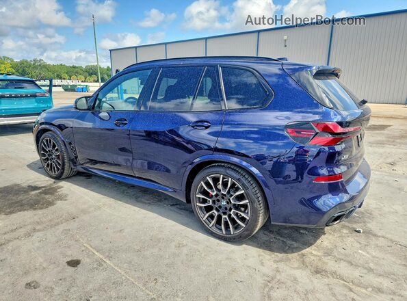 5UX33EU03R9T09335 2024 BMW X5 Синий Задняя правая четверть