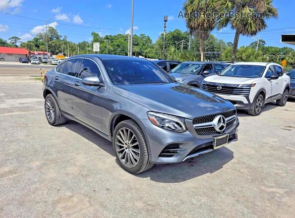 WDC0J4KBXJF314623 2018 MERCEDES-BENZ GLC-CLASS Gray Trasero izquierdo