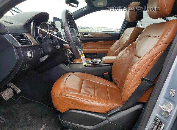 4JGED6EB3HA067703 2017 MERCEDES-BENZ GLE Blue წინა პანელის ხედი