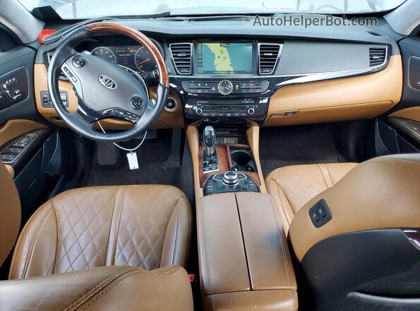 KNALW4D47H6036290 2017 KIA K900 Черный Вид щитка приборов