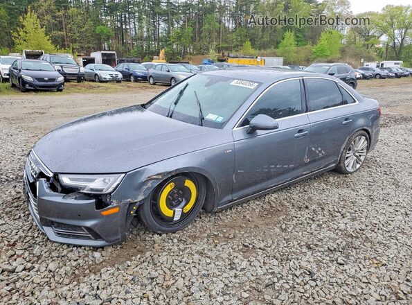WAUENAF47HN023066 2017 AUDI A4 Gray Przód lewy