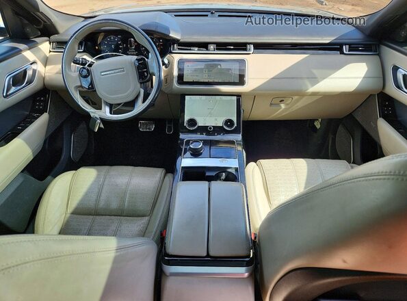 SALYL2RV2JA747754 2018 LAND ROVER RANGE Tan ხელსაწყოთა პანელის ხედი