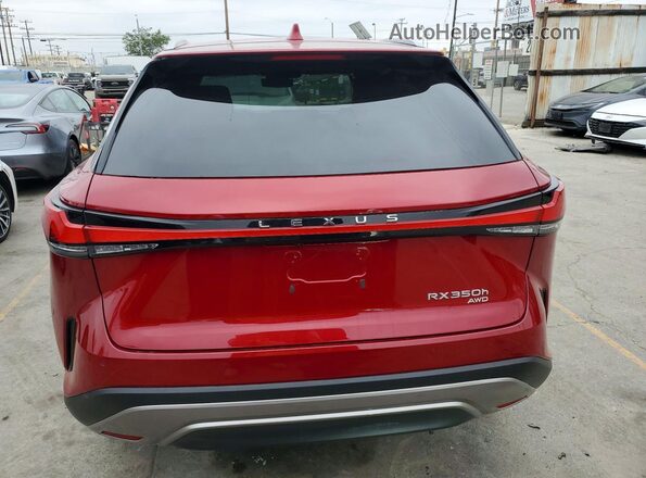 2T2BBMCA9RC030160 2024 LEXUS RX Red Front interior view