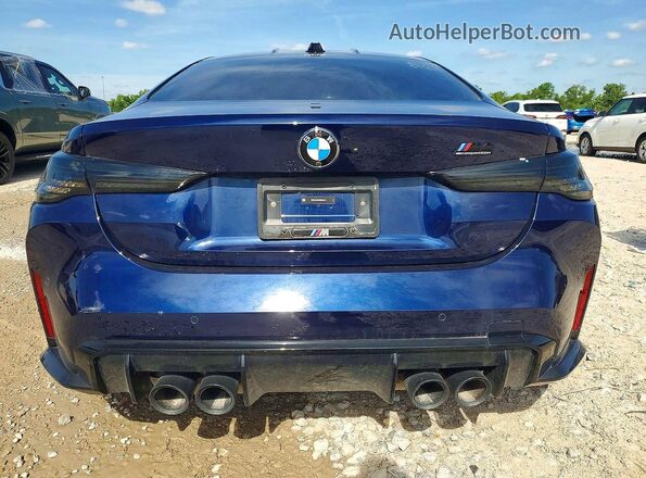 WBS43AZ05RCR90147 2024 BMW M4 Синий Вид салона спереди