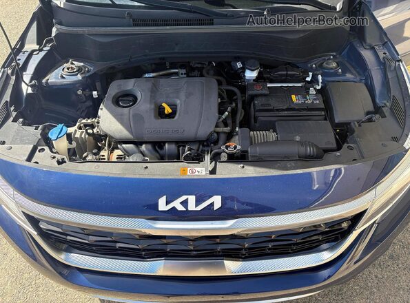 KNDERCAA6N7296743 2022 KIA SELTOS Синий Вид панели приборов