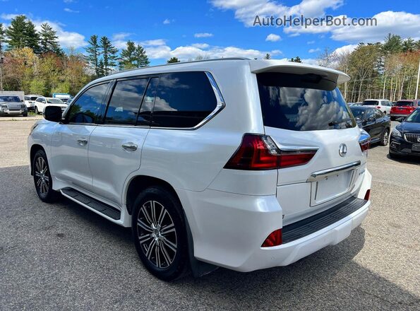 JTJHY7AX3K4284913 2019 LEXUS LX White Задня права чверть