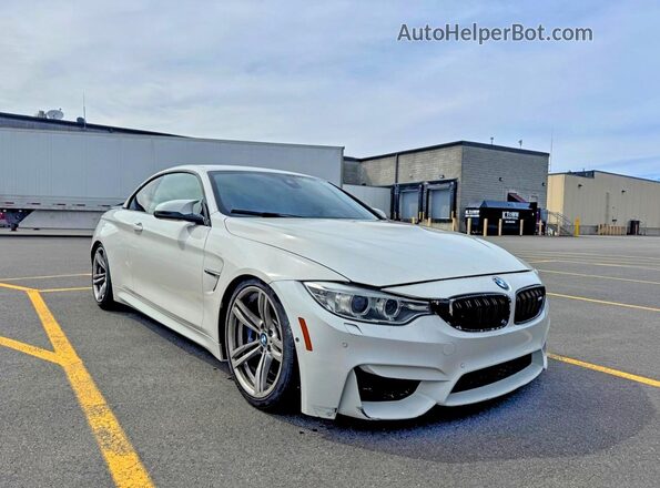 WBS3U9C57GP969947 2016 BMW M4 White Tył lewy