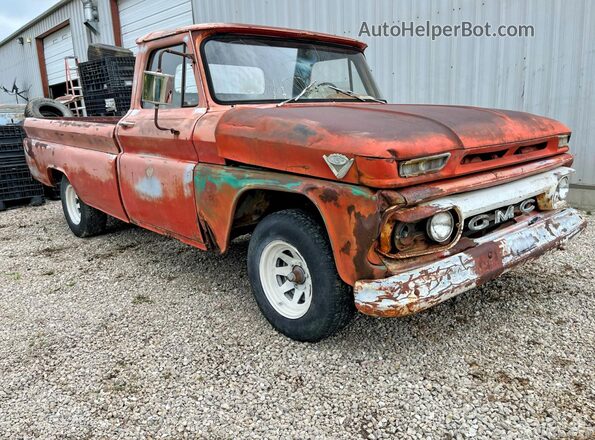 1002PF3264A 1964 GMC C Red Rear left
