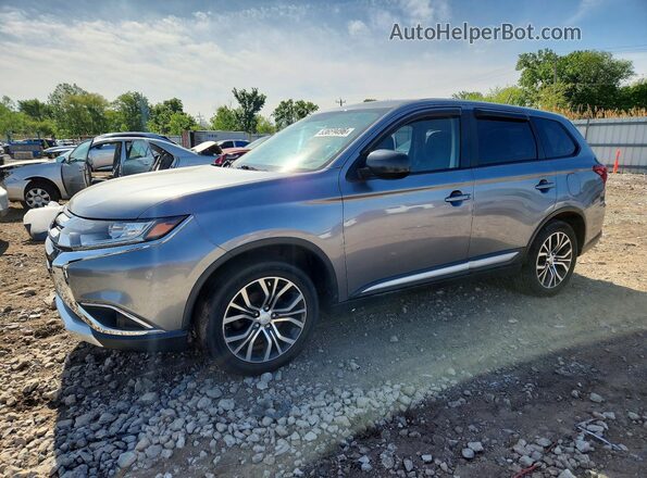 JA4AZ3A37GZ018838 2016 MITSUBISHI OUTLANDER Серый Передняя левая четверть