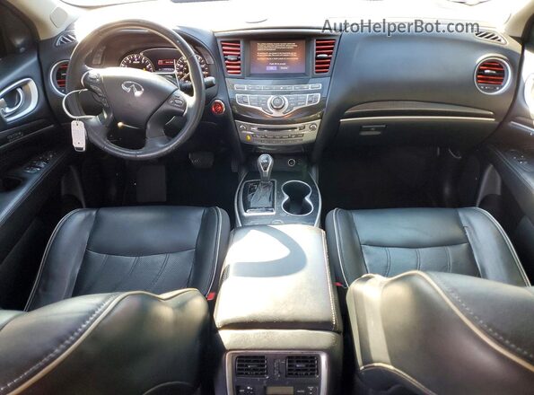 5N1DL0MM7KC558818 2019 INFINITI QX60 Black Вид щитка приладів
