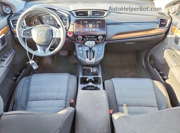 5J6RW2H5XHL044450 2017 HONDA CR-V Black Widok zestawu wskaźników