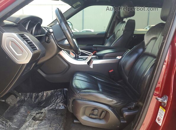 SALWR2PF5GA653586 2016 LAND ROVER RANGE ROVER Красный Вид панели приборов