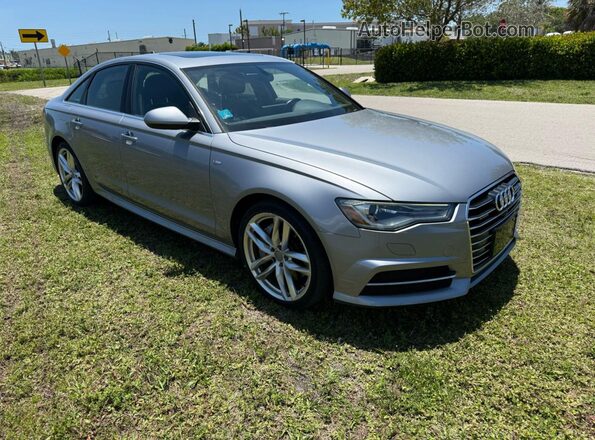 WAUJGAFCXGN100544 2016 AUDI A6 Серый Задняя левая четверть