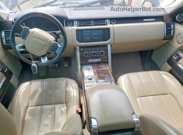 SALGS2EF9GA266759 2016 LAND ROVER RANGE Черный Вид щитка приборов