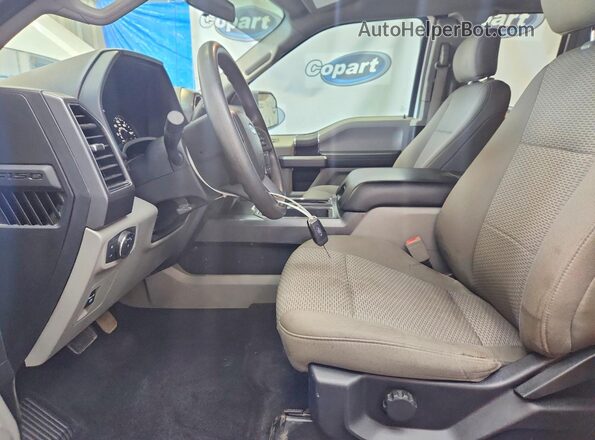 1FTEX1EB9KFB64879 2019 FORD F150 Белый Вид салона спереди
