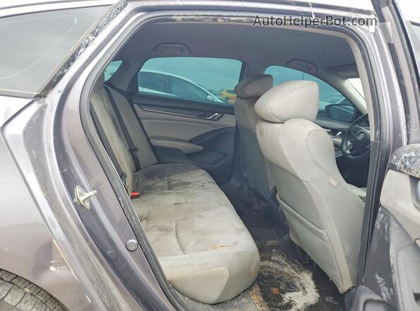 1HGCV1F10KA161564 2019 HONDA ACCORD Gray Widok wnętrza z tyłu