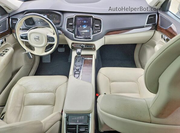 YV4A22PK0G1067720 2016 VOLVO XC90 Бежевый Вид щитка приборов