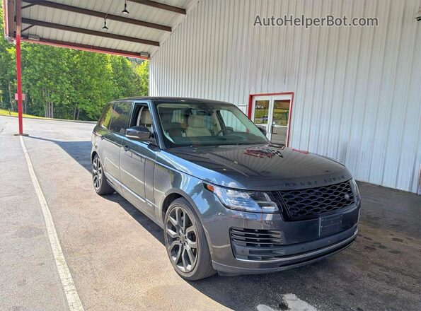 SALGS5RE2JA382234 2018 LAND ROVER RANGE Черный Передняя левая четверть