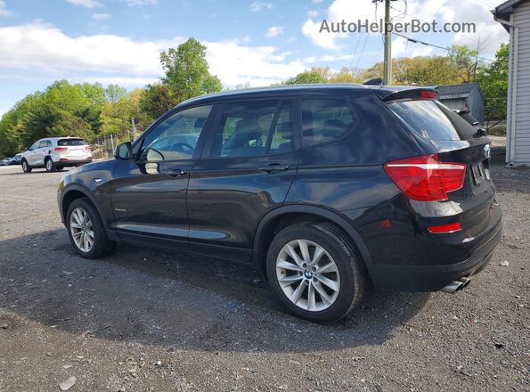 5UXWX9C51G0D67406 2016 BMW X3 Черный Задняя правая четверть