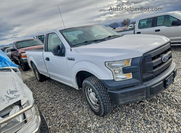 1FTMF1CB0JKE49607 2018 FORD F150 White Widok z przodu