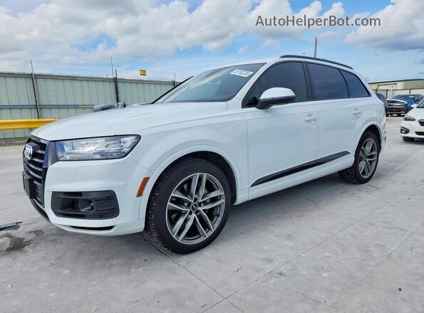 WA1VAAF75JD042598 2018 AUDI Q7 White Trasero izquierdo