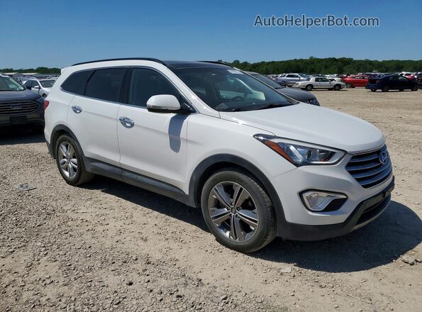 KM8SR4HF8GU134400 2016 HYUNDAI SANTA FE White Widok z przodu