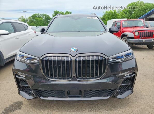 5UXCX6C08M9H52376 2021 BMW X7 Черный Вид сзади