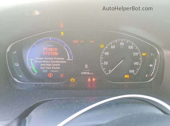 19XZE4F16KE020991 2019 HONDA INSIGHT Белый Вид задних сидений