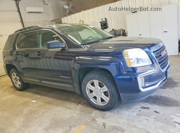 2GKFLTEK1G6159211 2016 GMC TERRAIN Синий Вид спереди