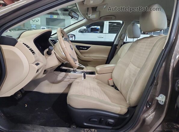 1N4AL3AP2GC128523 2016 NISSAN ALTIMA Brown Вид салону спереду
