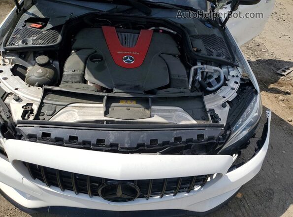 WDDWJ6EB4JF625851 2018 MERCEDES-BENZ C White Вид підкапотного простору