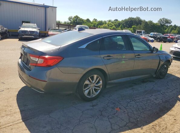 1HGCV1F11JA086386 2018 HONDA ACCORD Серый Передняя правая четверть