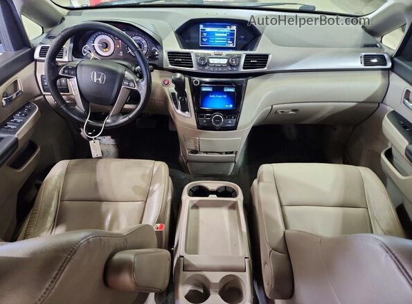 5FNRL5H6XGB122655 2016 HONDA ODYSSEY Бордовый Вид щитка приборов