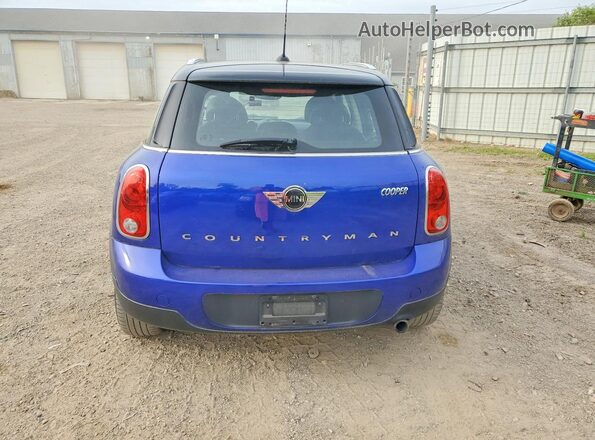 WMWZB3C53GWR48651 2016 MINI COOPER Синий Вид салона спереди