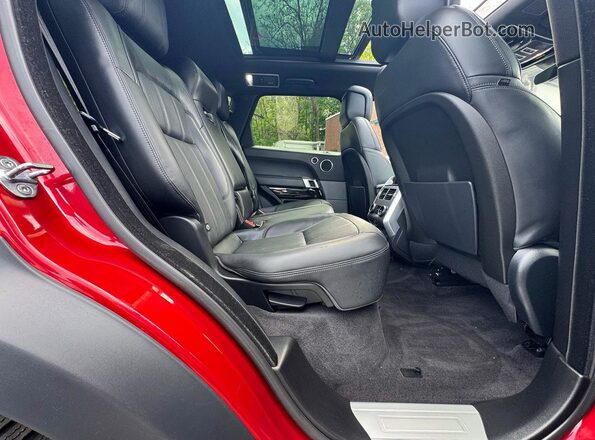 SALWR2SE5LA730398 2020 LAND ROVER RANGE ROVER Red Front interior view