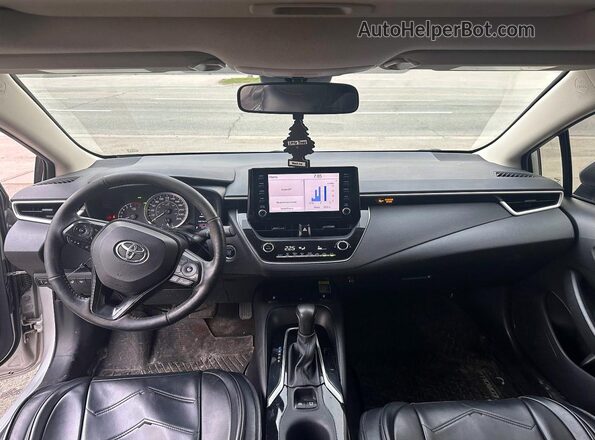 5YFBPMBE9NP291535 2022 TOYOTA COROLLA Silver Vista de los asientos traseros