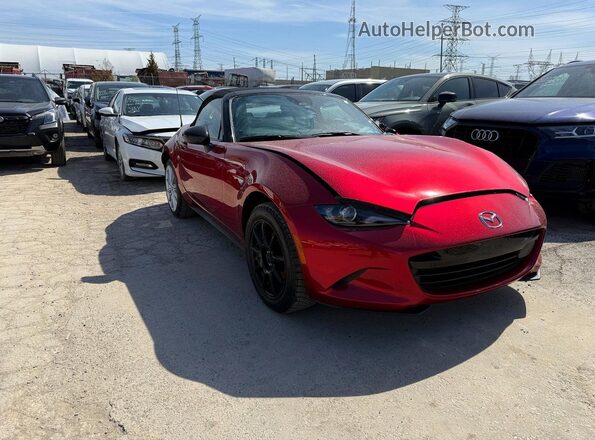 JM1NDAC79R0607083 2024 MAZDA MX-5 Темно-бордовый Передняя левая четверть