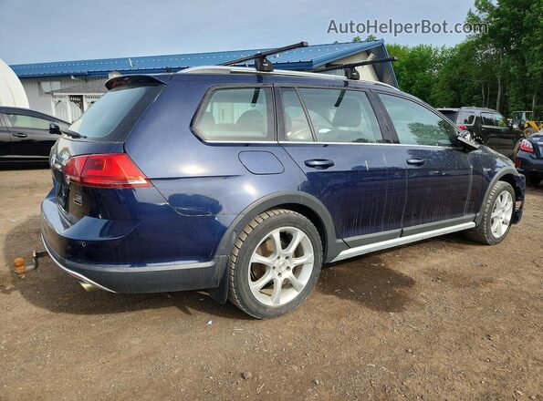 3VWH17AU8HM538235 2017 VOLKSWAGEN GOLF Синий Передняя правая четверть