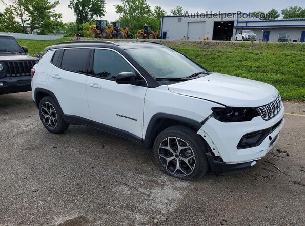 3C4NJDCN1ST600937 2025 JEEP COMPASS White Widok z przodu