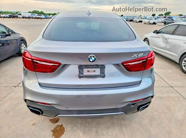 5UXKU0C59K0S97436 2019 BMW X6 Серый Вид салона спереди