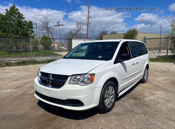 2C4RDGBG7GR367928 2016 DODGE CARAVAN Белый Задняя левая четверть