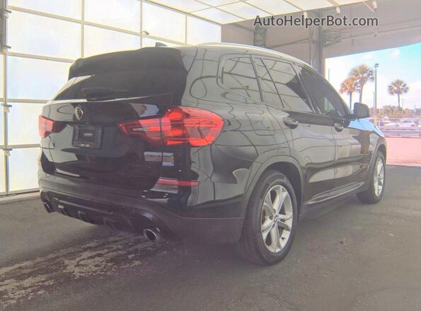 5UXTR7C55KLA48373 2019 BMW X3 Черный Вид спереди